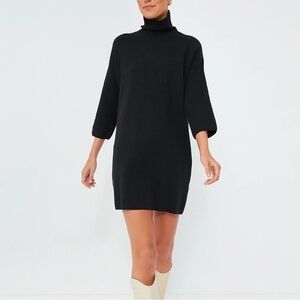 Pomander Place Black Turtleneck Dress